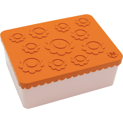 Blafre Matboks i plast treroms Blomst, Rosa/orange, 1 stk. Blafre Matboks i plast treroms Blomst, Rosa/orange, 1 stk.