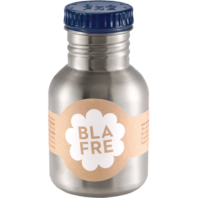 Blafre rustfritt stålfleske for barn - 300ml - Marineblå Blafre rustfritt stålfleske for barn - 300ml - Marineblå