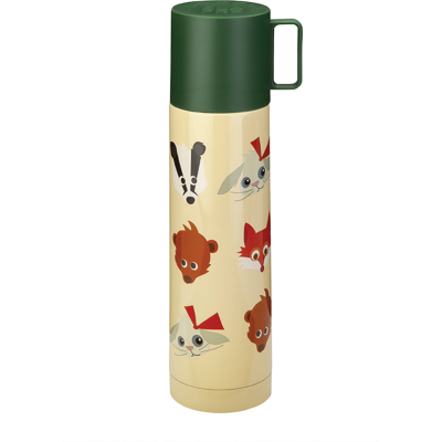 Blafre Rustfritt Stål Barnertermos med Skogsvenner - 450/500ml Blafre Rustfritt Stål Barnertermos med Skogsvenner - 450/500ml