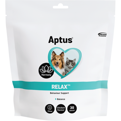 Aptus Relax Tyggabletter - Stresslindring for Kjæledyr Aptus Relax Tyggabletter - Stresslindring for Kjæledyr