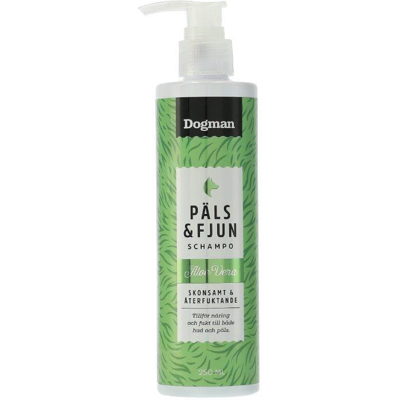 Dogman Fur & Fjun Hundesjampo Aloe vera, 250 ml Dogman Fur & Fjun Hundesjampo Aloe vera, 250 ml
