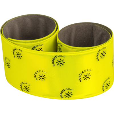 Nordic Grip Refleksbånd Snap Wrap, Gul, 1 stk. Nordic Grip Refleksbånd Snap Wrap, Gul, 1 stk.