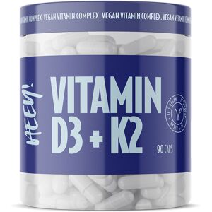 Heey! Vegansk Vitamin D3/K2 + Superfrukt - 90 kapsler Heey! Vegansk Vitamin D3/K2 + Superfrukt - 90 kapsler