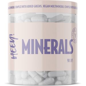 Heey! Veganske Mineraltilskudd - Multimineral med Green Blend - 90 kapsler Heey! Veganske Mineraltilskudd - Multimineral med Green Blend - 90 kapsler