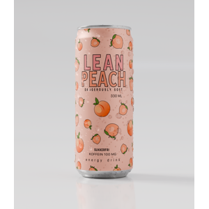 Lean Peach Energy Drink 330ml Lean Peach Energy Drink 330ml