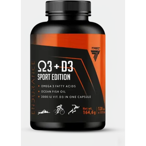 Trec Nutrition Trec Omega 3+D3, Sport Edition, 120 caps Trec Nutrition Trec Omega 3+D3, Sport Edition, 120 caps
