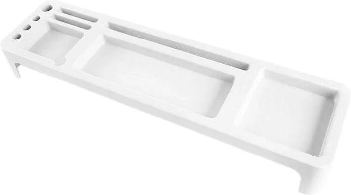 eStore Skrivebords organisator, 53 x 14 cm - Hvit