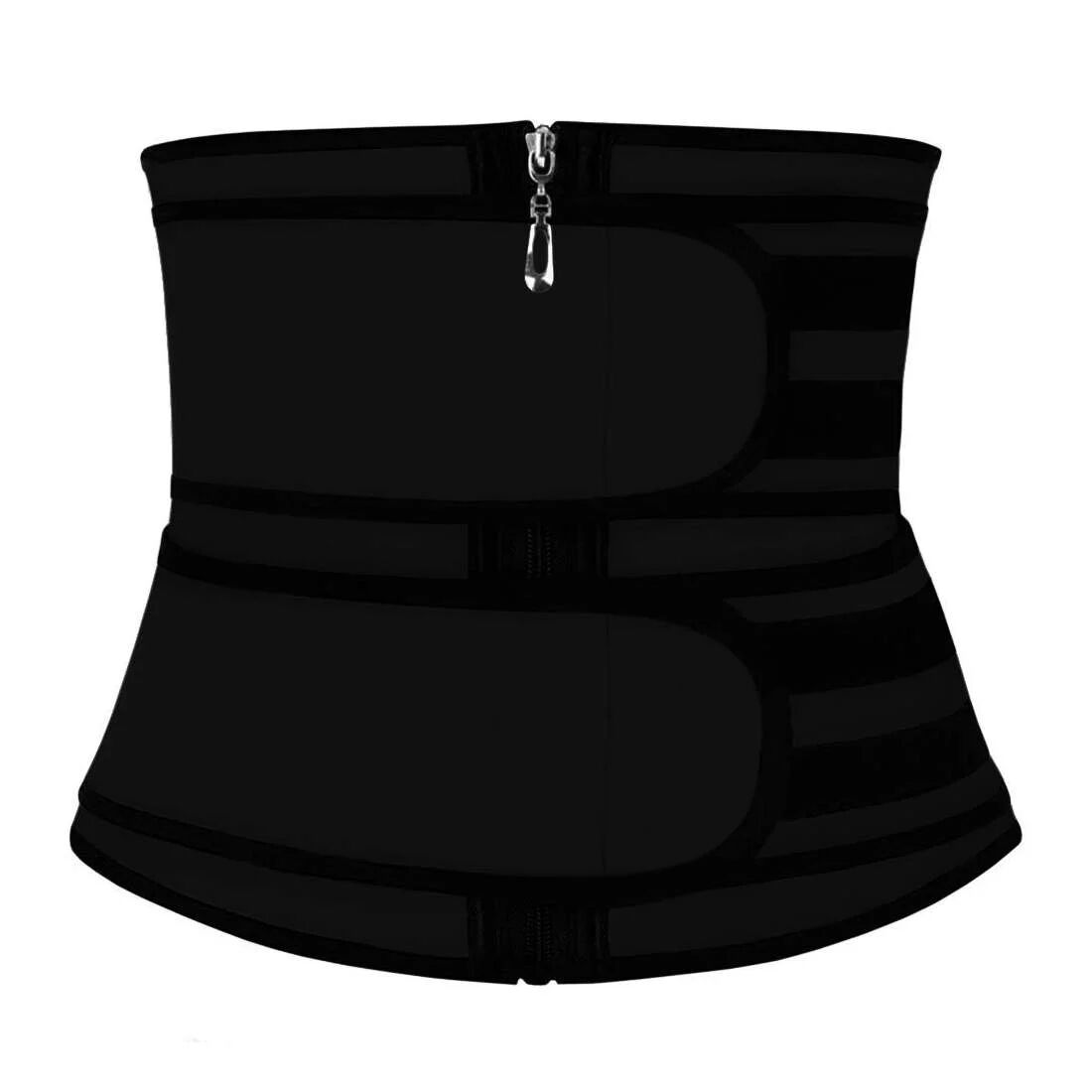 eStore Waist Trainer med To Bånd - Svart