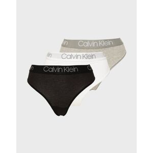 Calvin Klein Underwear - Truser - Black - 3-Pack High Waist Thong - Undertøy & Sett - briefs Black X-Small