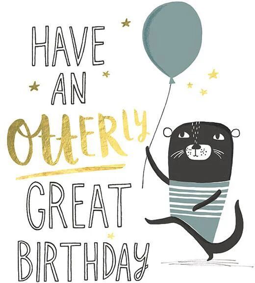 Moomin Dobbelt Kort – Have An Otterly Great Birthday! - Hyttefeber.No 🇳🇴