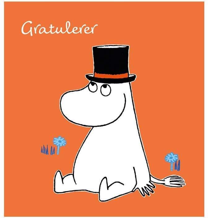 Moomin Mummikort Liten – Gratulerer (Mummipappa) - Hyttefeber.No 🇳🇴