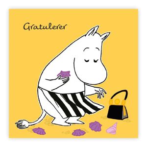 Moomin Mummi Dobbeltkort - Gratulerer - Hyttefeber.No