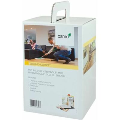 Osmo Vedlikeholdssett - Fargeløst for Alle Tresorter og Overflater Osmo Vedlikeholdssett - Fargeløst for Alle Tresorter og Overflater