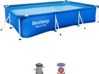 Bestway Frame Swimming Pool Deluxe 3in1 300x201x66cm