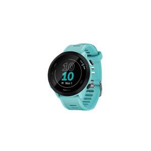 Garmin Forerunner 55 - Akvagrønn - sportsur med bånd - silikon - akvagrønn - display 1.04 - Bluetooth, ANT+ - 37 g