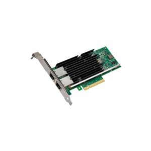 Intel Ethernet Converged Network Adapter X540-T2 - Nettverksadapter - PCIe 2.1 x8 lav profil - 10Gb Ethernet x 2