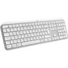 Logitech MX Keys S - Tastatur - bagbelyst - Bluetooth, 2,4 GHz - Nordisk layout - Pale Grey