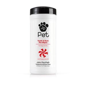 John Paul Pet Tooth & Gum Pet Wipes With Peppermint Oil