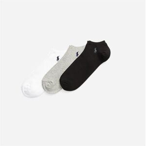 Ralph Lauren 3 Pack Low Cut Sock - Black/grey/white Flerfarget OS