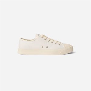 Ralph Lauren Armin Canvas Low-Top Sneaker - Deckwash White Hvit 45