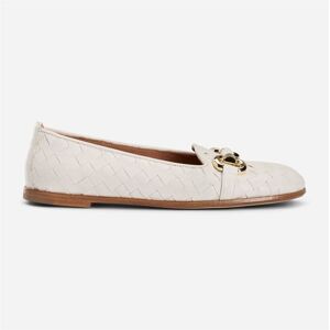 Laura Bellariva Ballerina Loafer - Intreccio Burro Hvit 41