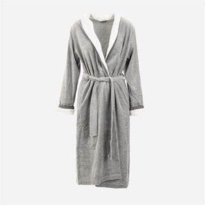 Belmanetti Cotton Nicky Shawl Collar Robe - Melange Grå 38