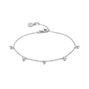 Spirit Icons Sway Bracelet 14 Karat Hvitt Gull Armbånd Med Diamanter 0,04 Carat W/vs S24137-19