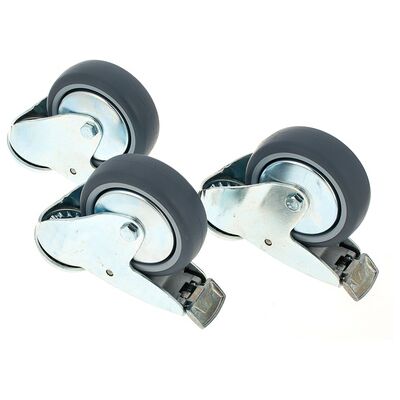 Manfrotto 104G Wheel Set Ø100 with Brake Manfrotto 104G Wheel Set Ø100 with Brake