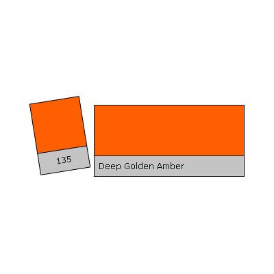 Lee Filter 135 Deep Golden Amber - Lysfilter Lee Filter 135 Deep Golden Amber - Lysfilter