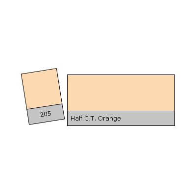 Lee Farb Filter Rolle 205 H. C.T. Orange Lee Farb Filter Rolle 205 H. C.T. Orange