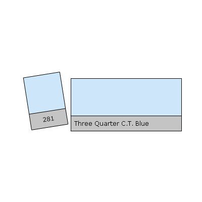 Lee Filter Roll 281 3 Qu.C.T.Blue Lee Filter Roll 281 3 Qu.C.T.Blue