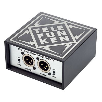 Telefunken TPD-2 Stereo D.I.-boks - Studio & Scene Telefunken TPD-2 Stereo D.I.-boks - Studio & Scene