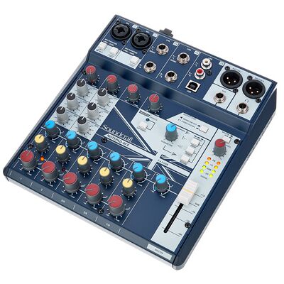 Soundcraft Notepad 8 FX - Mikser med Effekter og USB-Interface Soundcraft Notepad 8 FX - Mikser med Effekter og USB-Interface