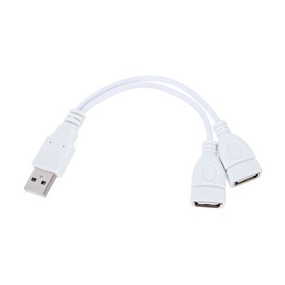 Ape Labs - USB 2-Way Splitter - Hvit - USB power splitter Ape Labs - USB 2-Way Splitter - Hvit - USB power splitter