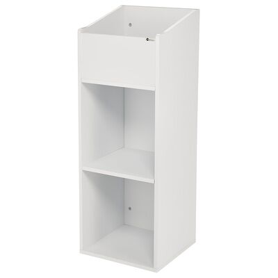 Fun Generation Vinyl Rack Three Top White Fun Generation Vinyl Rack Three Top White
