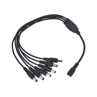 Ape Labs - DC 6-veis Splitter - 5,5 x 2,1 mm - 41 cm - Splitter Ape Labs - DC 6-veis Splitter - 5,5 x 2,1 mm - 41 cm - Splitter