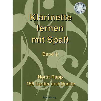 Horst Rapp Verlag Klarinette lernen mit Spaß 2 Horst Rapp Verlag Klarinette lernen mit Spaß 2