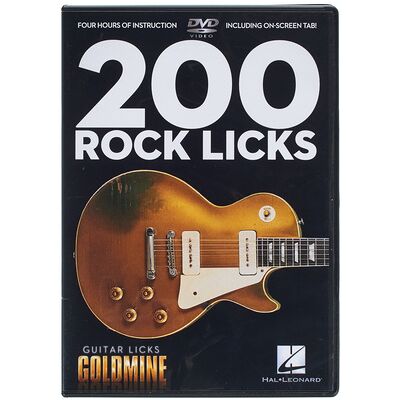 Hal Leonard 200 Rock Licks-Guitar Licks DVD Hal Leonard 200 Rock Licks-Guitar Licks DVD
