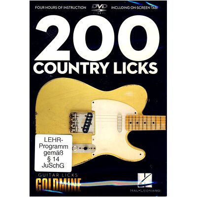 Hal Leonard 200 Country Licks-Guitar Licks Hal Leonard 200 Country Licks-Guitar Licks