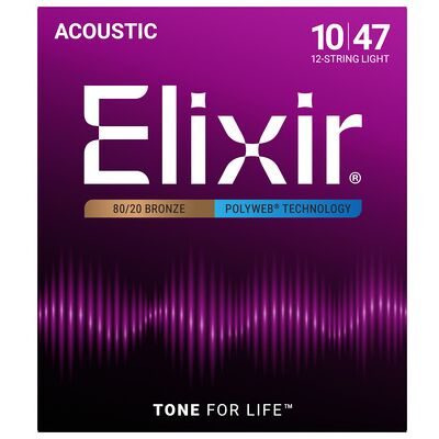 Elixir Polyweb Light 12 Str. Acoustic Elixir Polyweb Light 12 Str. Acoustic