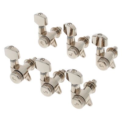 Schaller M6 Mechaniken 6 Links nickel Schaller M6 Mechaniken 6 Links nickel
