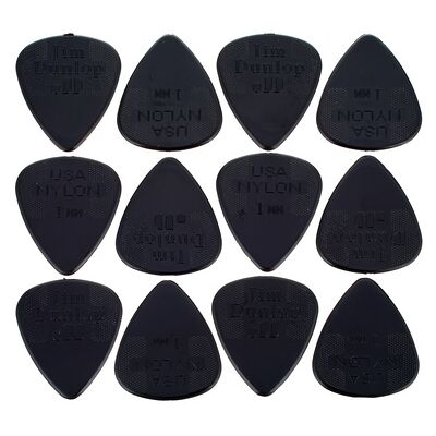 Dunlop Nylon Standard Plektren 1,00 - 12 Stück Dunlop Nylon Standard Plektren 1,00 - 12 Stück