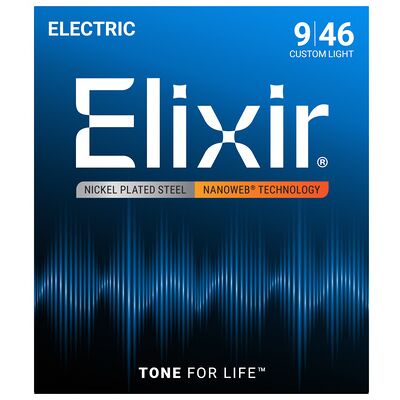 Elixir Nanoweb Custom Light E-Gitarren Saiten Elixir Nanoweb Custom Light E-Gitarren Saiten