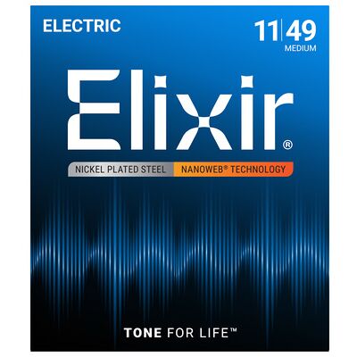 Elixir Nanoweb Medium E-Gitarrensaiten Elixir Nanoweb Medium E-Gitarrensaiten