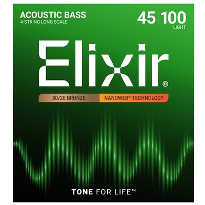 Elixir Nanoweb Saiten für Akustikbass Long Scale Elixir Nanoweb Saiten für Akustikbass Long Scale