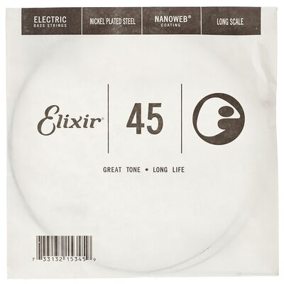 Elixir .045 El. Bass Single String Elixir .045 El. Bass Single String