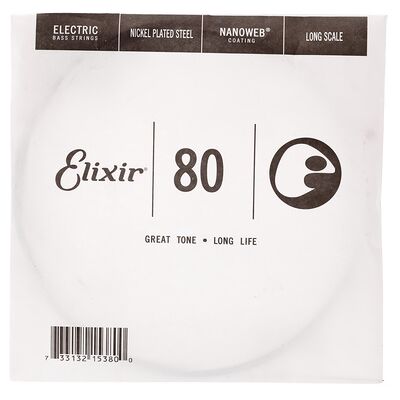 Elixir .080 El. Bass Single String Elixir .080 El. Bass Single String