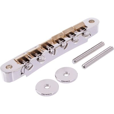 Allparts Tunematic Bridge Nickel Allparts Tunematic Bridge Nickel