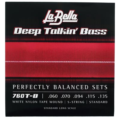 La Bella 760T-B White Nylon M La Bella 760T-B White Nylon M