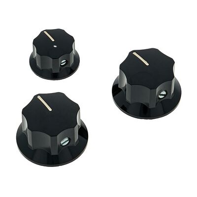 Allparts J-Style Knobs Black Allparts J-Style Knobs Black